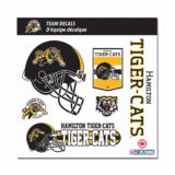 window decor vinyl decal Hamilton Tiger-Cats CFL Football bumper sticker 5"x3"
